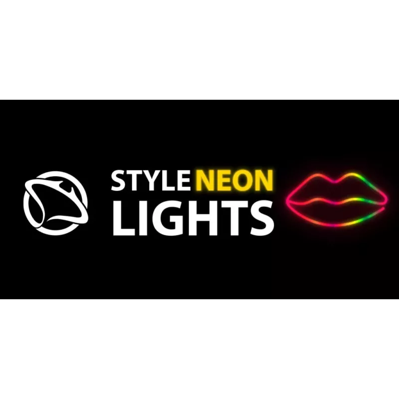 Luces de neón MANTA SNL61RGB LIPS RGB letrero decorativo con cambio de color, modelo SNL61RGB