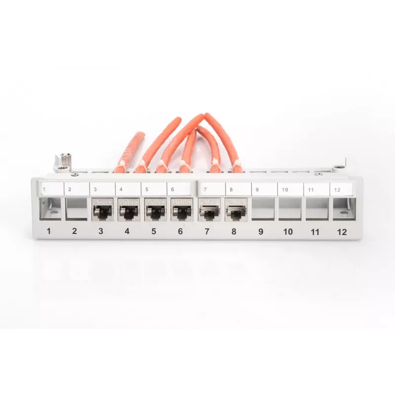 Panel de parcheo modular de sobremesa Digitus DN-93706 12 puertos