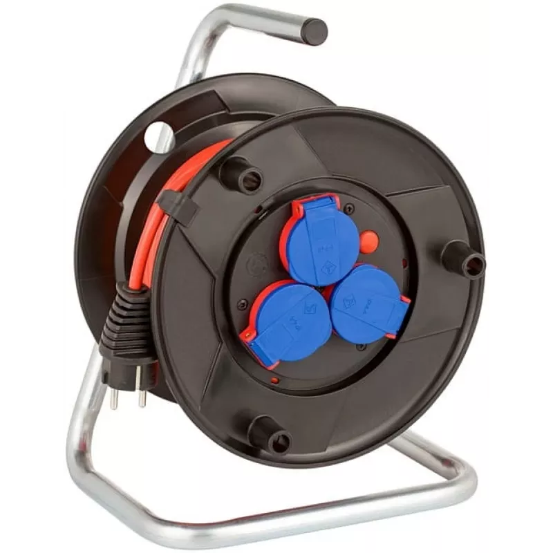 Alargador enrollable Brennenstuhl 1098530001 20 m negro plástico