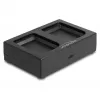 Estación de carga DeLOCK 90608 USB C negro 68x115x22mm