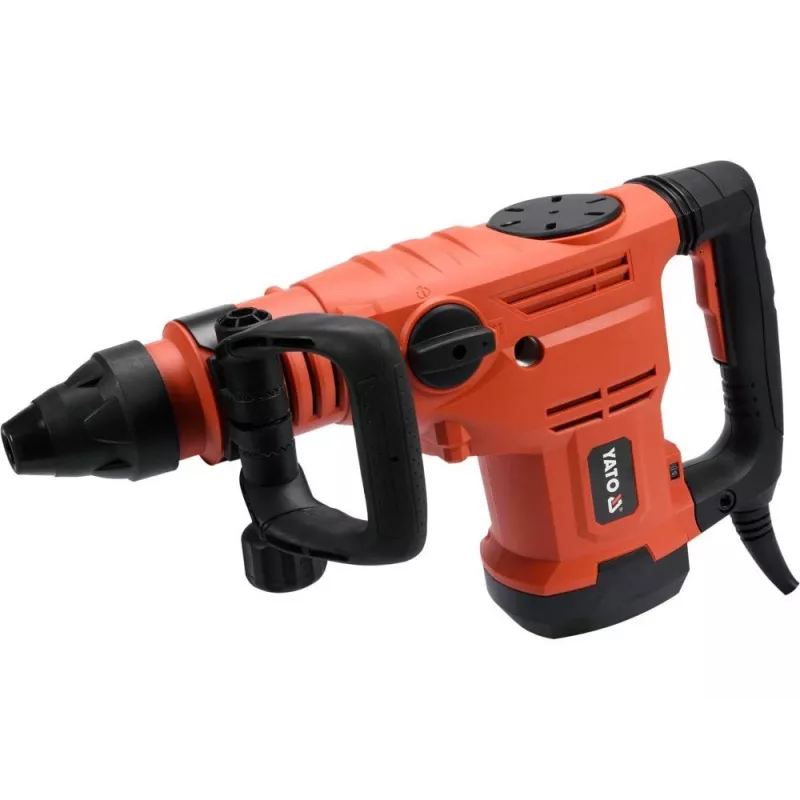 Martillo perforador YATO YT-82135 1600 W SDS Max, 25 J de energía de impacto, hasta 52 mm de perforación en hormigón