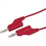 Cables de medición Voltcraft MS5/RT — conector banana de 4 mm a conector banana de 4 mm