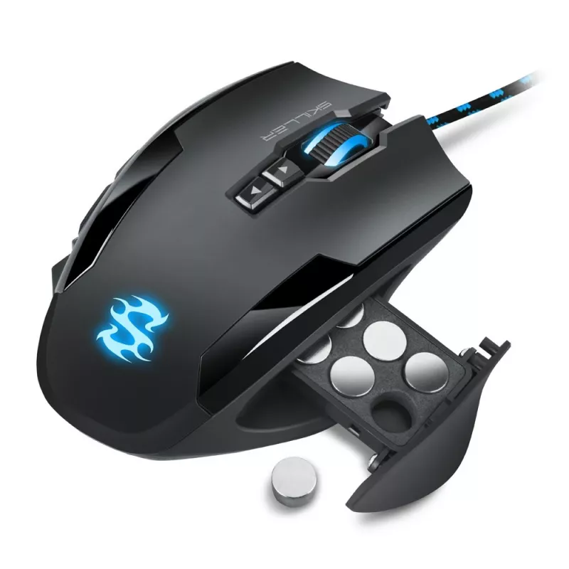 Sharkoon Skiller SGM1 ratón gaming diestro USB Type-A óptico 10800 DPI