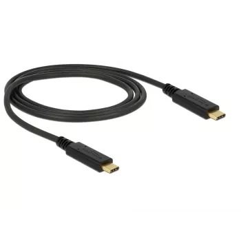 Cable USB DeLOCK 83661 USB 3.2 Gen 2 1m USB-C negro