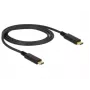 Cable USB DeLOCK 83661 USB 3.2 Gen 2 1m USB-C negro