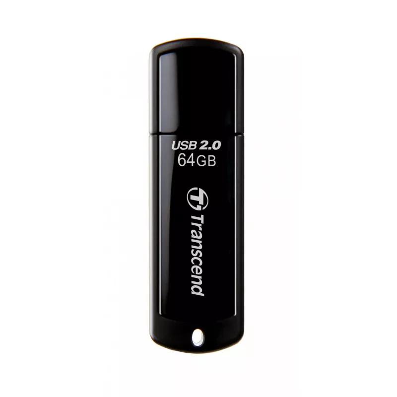 Memoria USB Transcend JetFlash 350 64GB, USB 2.0, Negro