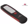 Lámpara de taller MACLEAN MCE03 — 24 LEDs, base magnética y gancho, a pilas (3×AAA)