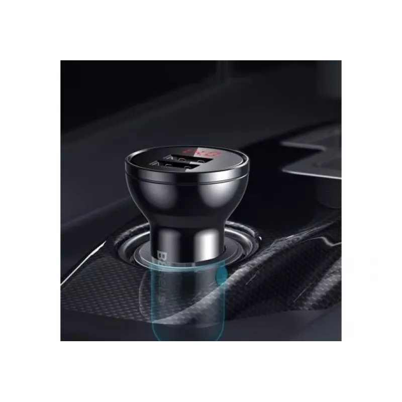 Baseus CCBX-0G cargador móvil universal negro, gris, para mechero de coche