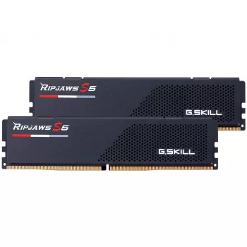 DIMM 96 GB DDR5-6000 (2x 48 GB) Dual-Kit, memoria negra, F5-6000J3036F48GX2-RS5K, Ripjaws S5, INTEL XMP