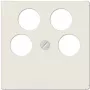 JUNG A561-4SAT2 Placa embellecedora/tapa de interruptor blanco (A561-4SAT2)