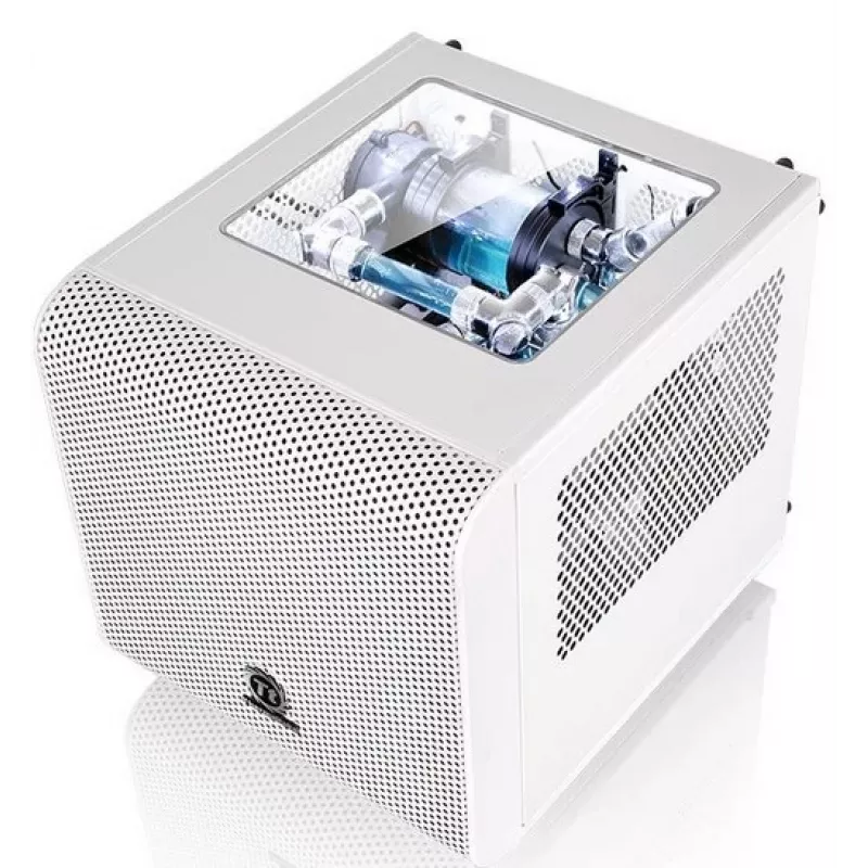 Thermaltake Core V1 Snow Edition Cube blanco