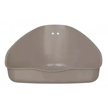 Bandeja de gato abierta Trixie 62551 para conejos, plástico, bronce, 360×300×210 mm