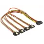 Cable SATA DeLOCK 60158 0,5m SATA 15 pines 4 x SATA 15 pines multicolor