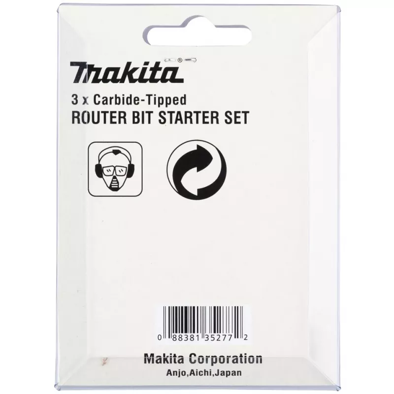 Juego de fresas Makita - 3 piezas - para Makita DRT50Z
