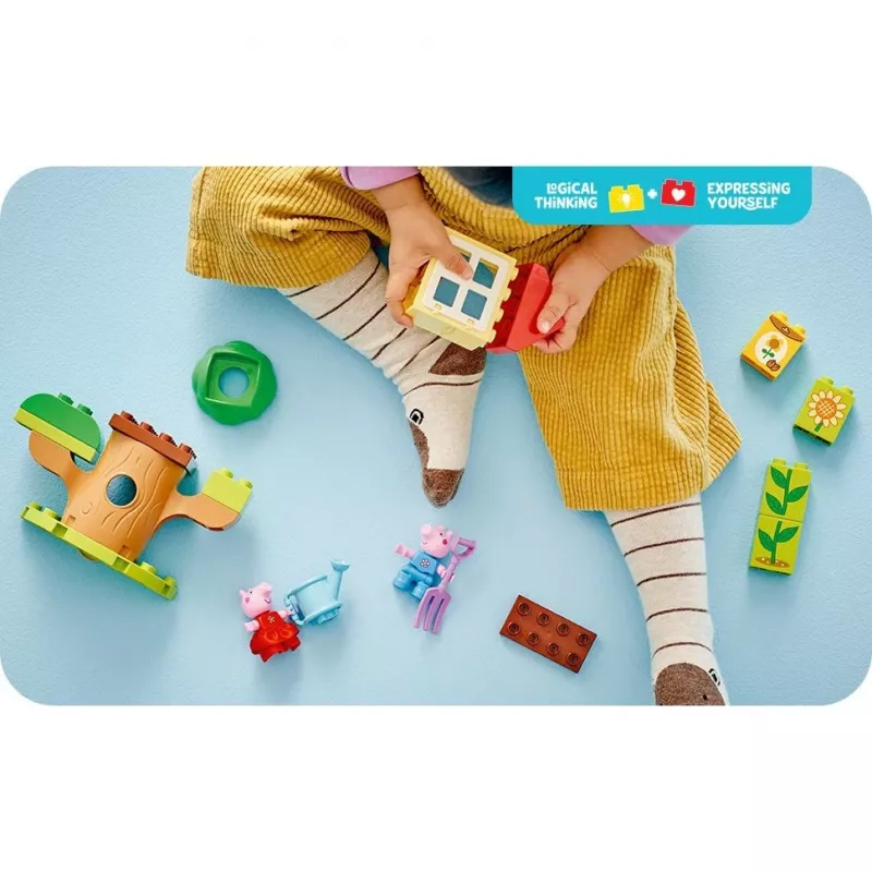 Lego 10431 Duplo Peppa Pig Jardín y casa del árbol set de juego