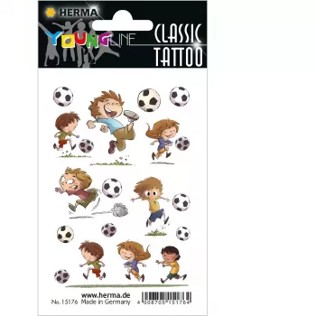HERMA Classic Tattoo Soccers en color (15176)