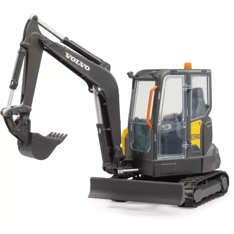 Vehículo de modelismo BRUDER — Volvo ECR40 miniexcavadora compacta (juguete) de BRUDER, modelo 02465
