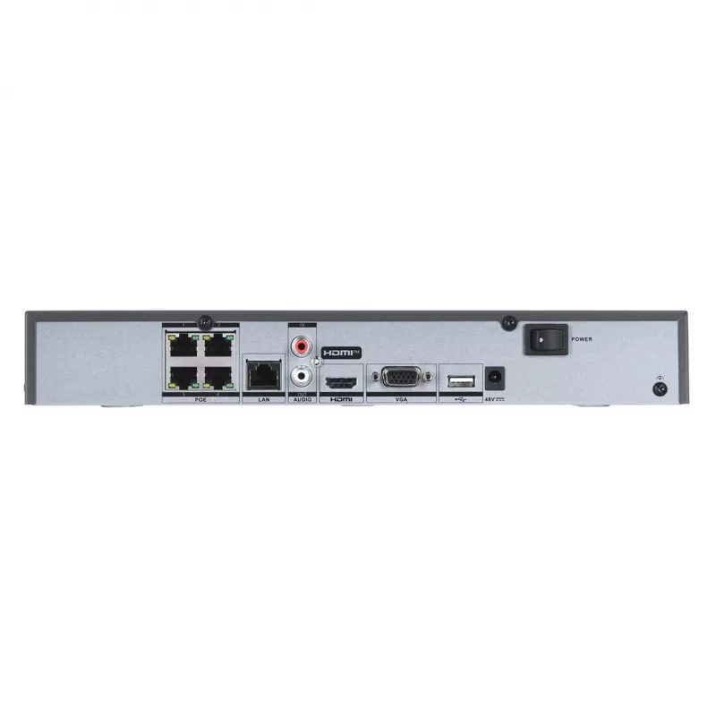 Grabador de vídeo en red Hikvision DS-7604NXI-K1/4P 4 canales 4K