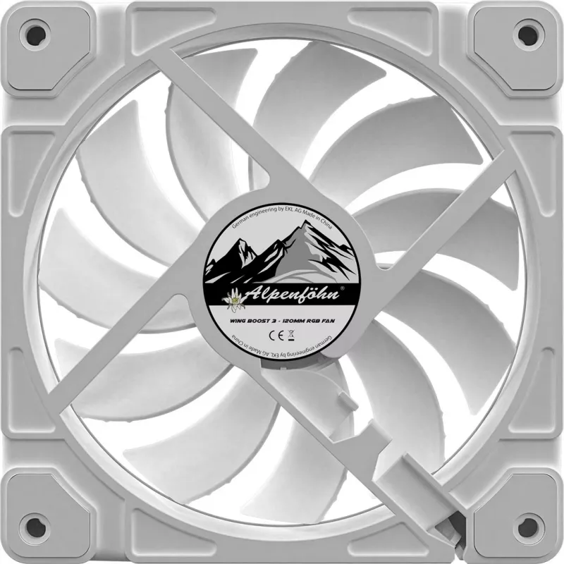 Ventilador ALPENFÖHN Wing Boost 3 ARGB 120mm pack de 3 blanco