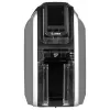Impresora de tarjetas de plástico Zebra ZC300 – Sublimación de color/Termotransferencia, 300x300 DPI, LCD, alimentación de 100 hojas, Ethernet, Plata/Negro