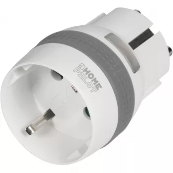 Adaptador de enchufe inteligente HOMEPILOT 11301001 blanco — interruptor remoto Wi-Fi para electrodomésticos