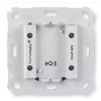 Pulsador inalámbrico de pared Homematic IP HmIP-BPS, blanco, IP20, 71×71×43 mm