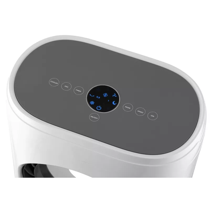 Ventilador de pie Concept Solution OV5220 — blanco, 80 W, control táctil, 805 mm de altura