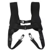 Correa de doble hombro Puluz PU6002 correas ajustables para cámaras, soporte portátil de pecho y espalda