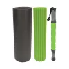 Schildkröt Fitness set de rodillo de masaje 3 en 1 Negro, espuma verde 1 ud.