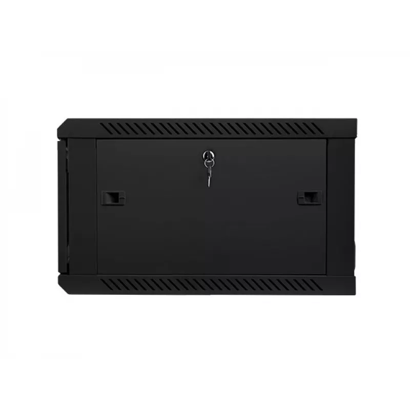 Armario de instalación de pared Lanberg 19'' 6U 600x600mm negro (puerta de cristal)