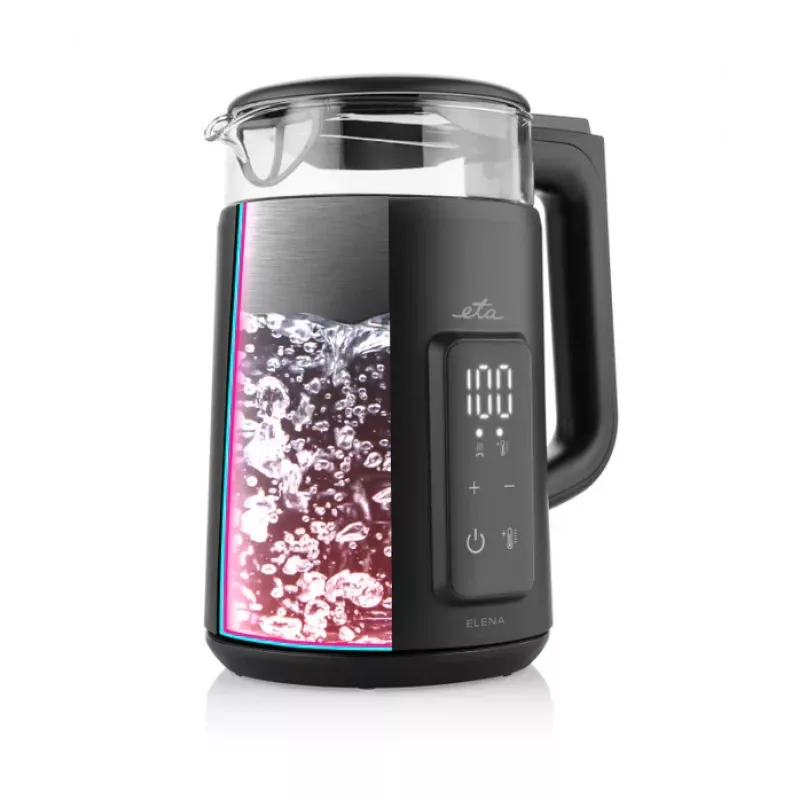 Hervidor de agua ETA ETA959590000 1,7 L 2200 W, negro/cristal