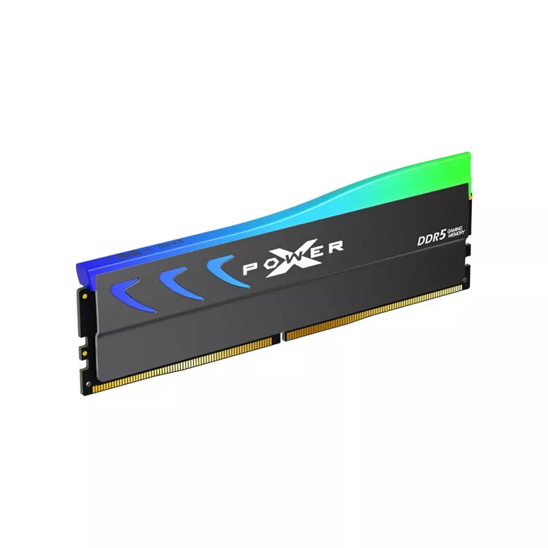 Memoria RAM DDR5-6000 32GB UDIMM Silicon Power SP032GXLWU60BFSK, CL38, 1.35V, RGB, On-Die ECC, XMP 3.0/EXPO