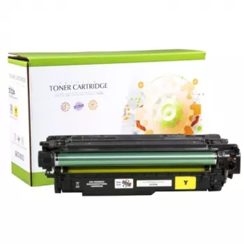 Tóner compatible Static Control HP 653A (CF322A), amarillo