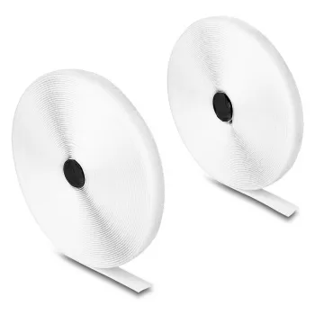 Cinta de velcro resistente DeLOCK L 15 m x An 20 mm blanca