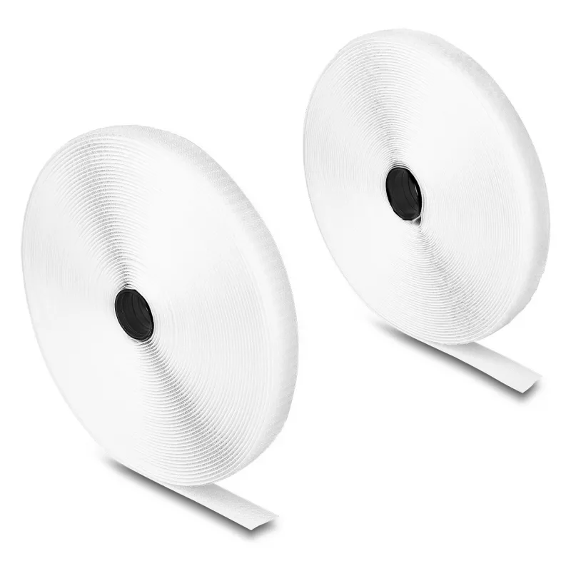 Cinta de velcro resistente DeLOCK L 15 m x An 20 mm blanca