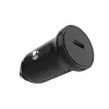 Cargador USB-C para coche FIXED FIXCC30N-C-BK 30W, cable fijo, carga rápida de un solo puerto para toma de 12V