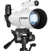 Bresser Optics CLASSIC 70/350 refractor 140x negro, blanco