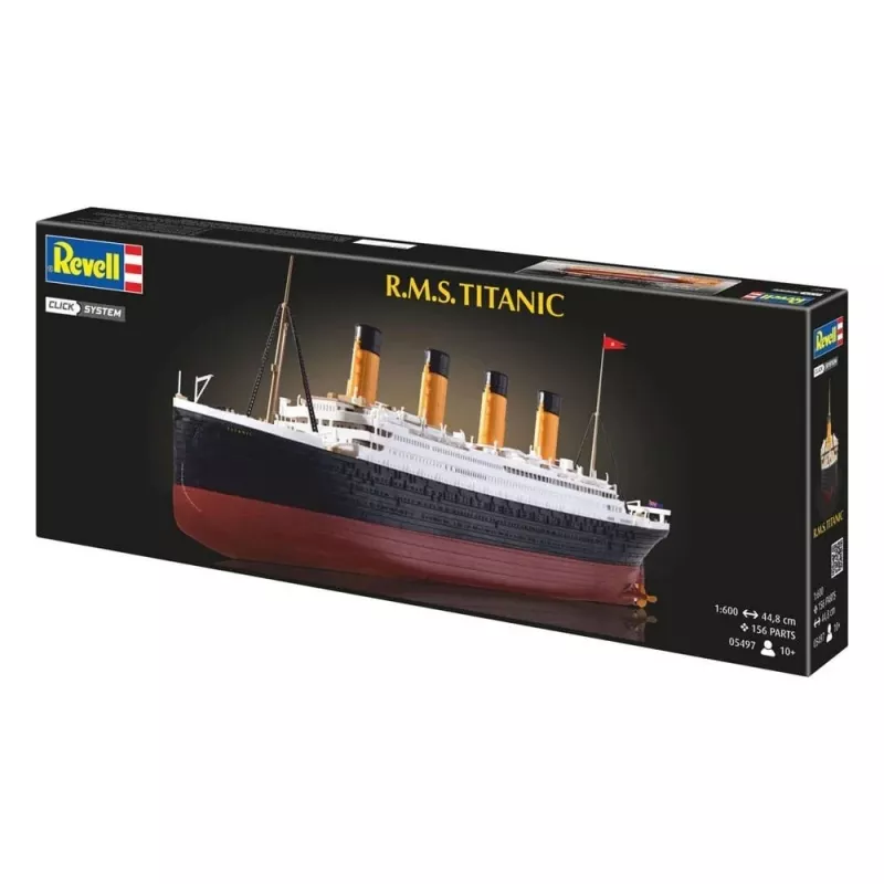 Maqueta de barco de plástico RMS Titanic EC multicolor 1:600