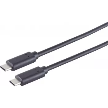 Cable USB S/CONN 13-48006 USB 3.2 Gen 2x2 0,25 m USB-C blanco
