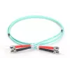 DIGITUS - Cable de parcheo - ST multimodo (M) - ST multimodo (M) - 3 m - fibra óptica - 50/125 µm - turquesa