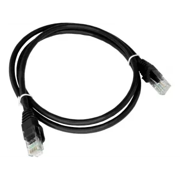 Cable de red AVIZIO KKU6CZA0.5 negro 0,5 m Cat6 U/UTP (UTP)