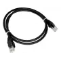 Cable de red AVIZIO KKU6CZA0.5 negro 0,5 m Cat6 U/UTP (UTP)