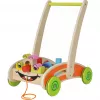Carrito de juego y andador de madera de Simba-Dickie — Eichhorn juego de habilidad con 35 bloques de construcción