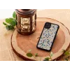 Funda para móvil man and wood para iPhone 11 — triángulo azul sobre negro, carcasa rígida protectora
