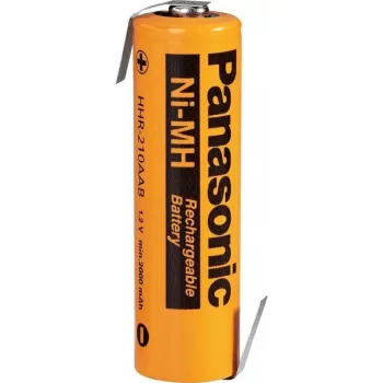 Batería recargable NiMH Panasonic HHR-210AAB3B-1Z, 1,2 V 2000 mAh, tamaño Sub-C