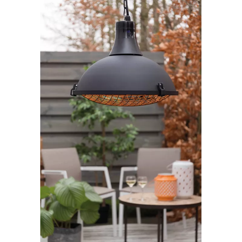 Sunred IND-2100H - Calefactor de techo 2100 W, negro