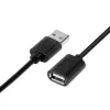 Cable alargador USB AM-AF 1,8 m negro