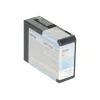 Epson Pack individual cian claro T580500, cian claro, tinta pigmentada, 80 ml, 1 unidad, pack individual