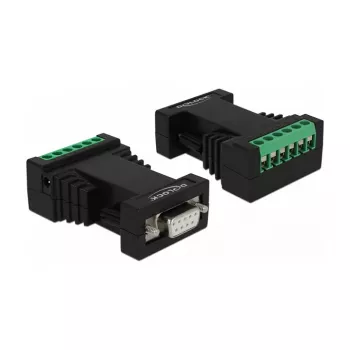 Delock 87686 Convertidor de RS-232 a RS-422/485 con protección ESD y aislamiento de 2,5 kV