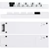 Hub USB y PWM Lian Li EDGE HUB EG-HUB01W — 4× USB, 6× PWM, Blanco